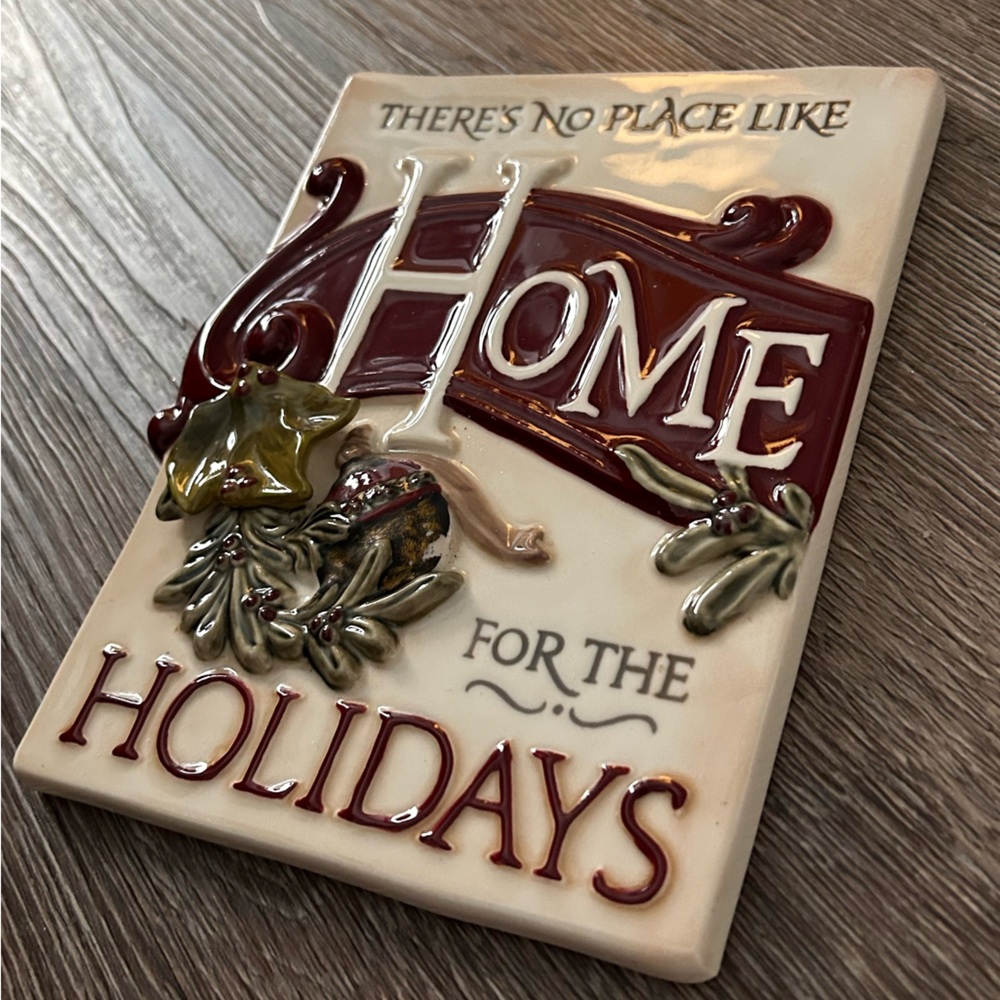 Home for the Holidays plaque